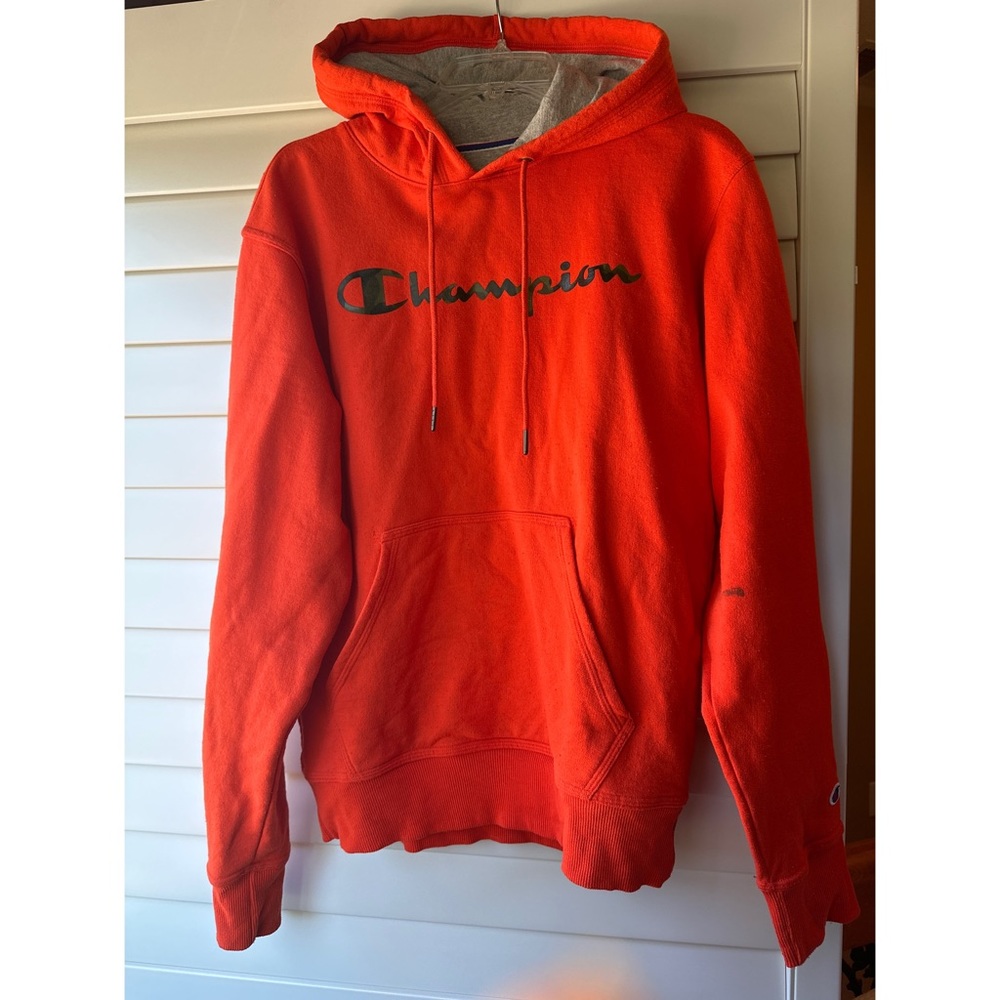 Champion Orange Hoodie